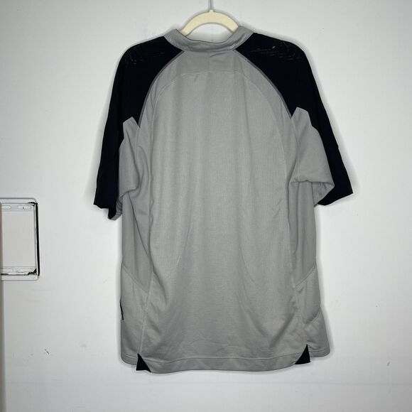 Bontrager Cycling Shirt Men 2XL Gray Black Jersey Quarter Zip Pocket Athletic - Picture 9 of 10